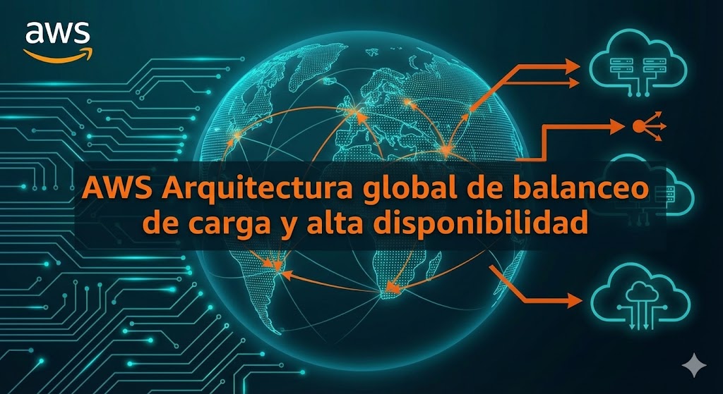 Arquitectura multi-región con AWS Global Accelerator y Application Load Balancer con distribución anycast IP