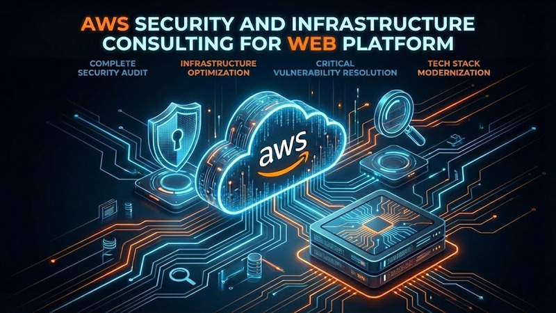 AWS security and infrastructure architecture diagram showing ELB, monitoring, and security components