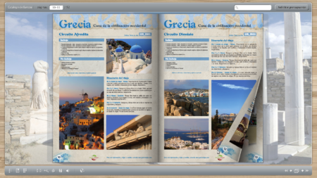 Europe travel catalog page