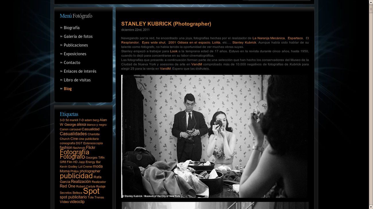 Sección de blog integrado