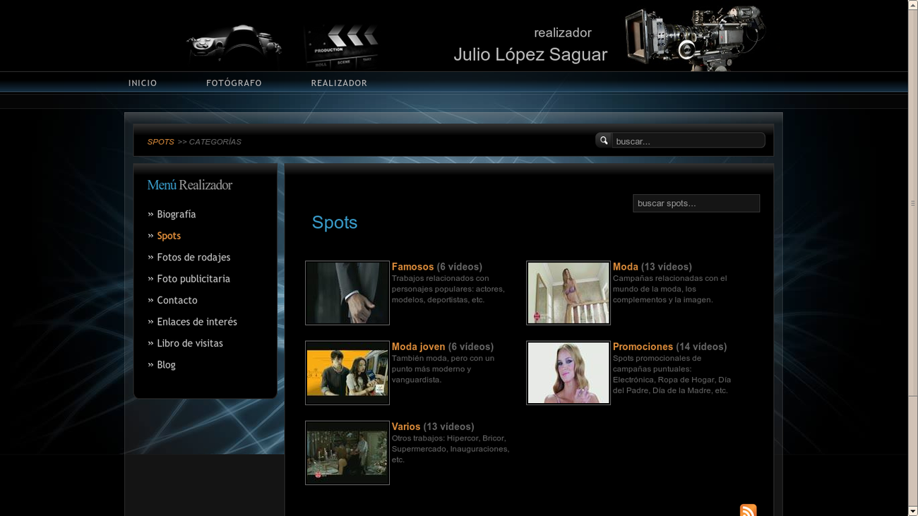 Muestra de spots publicitarios