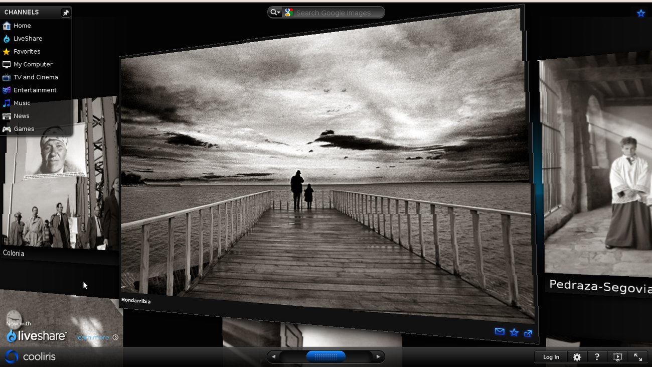 Galería de imágenes 3D Cooliris