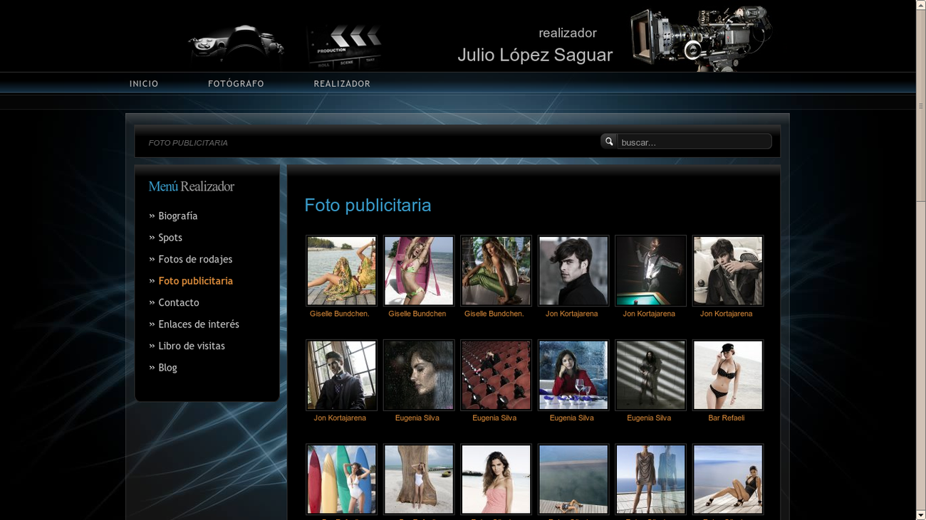 Sección de fotografía publicitaria