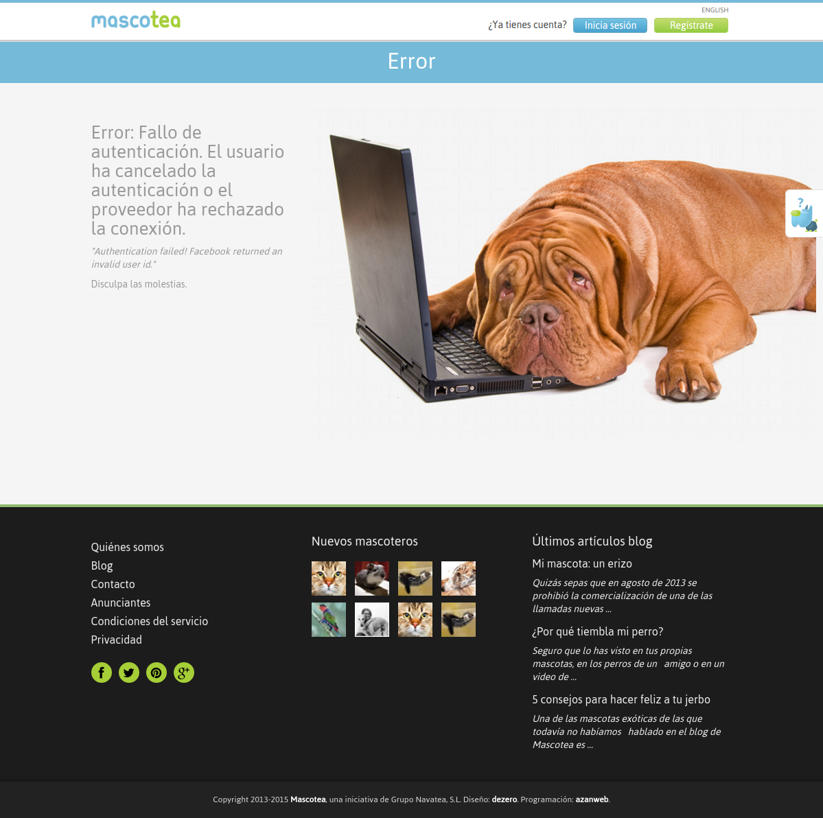 Alternative 500 error view