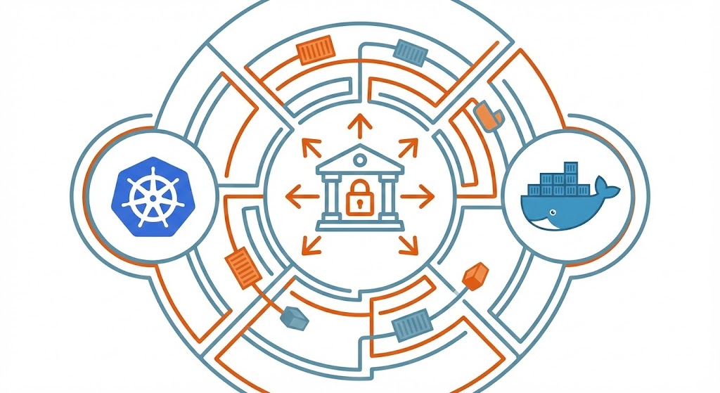Orchestration architecture with Kubernetes and Docker