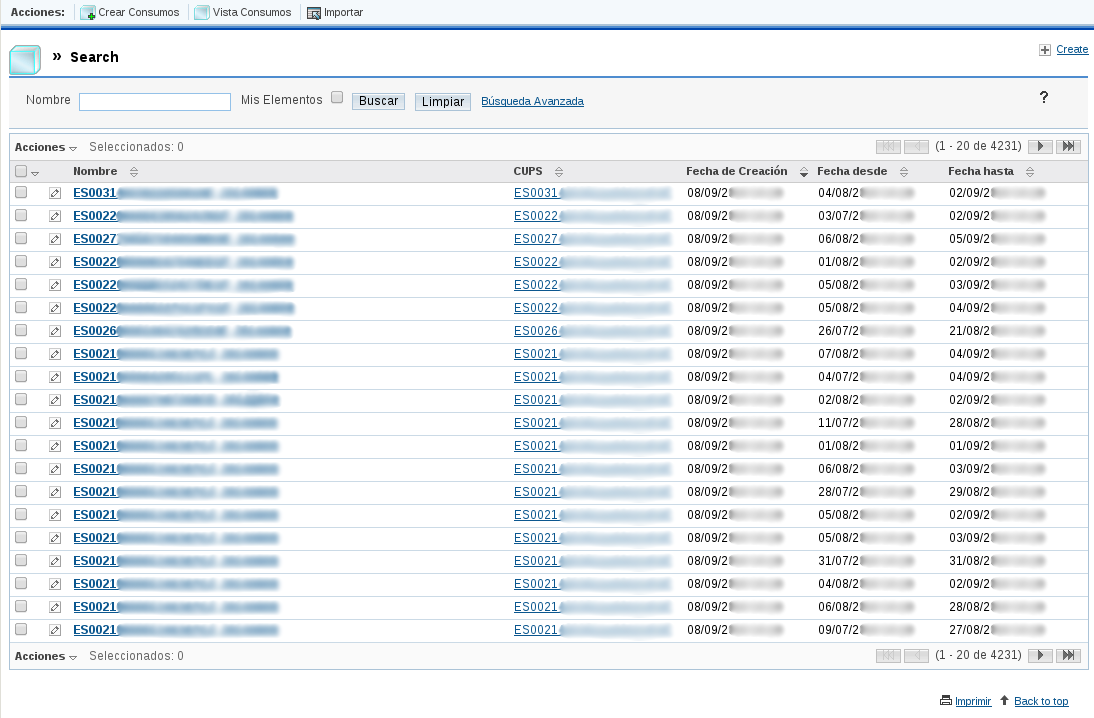 Consumptions module tracking electricity usage