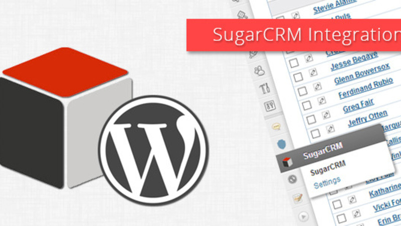 SugarCRM and WordPress integration for electricity company