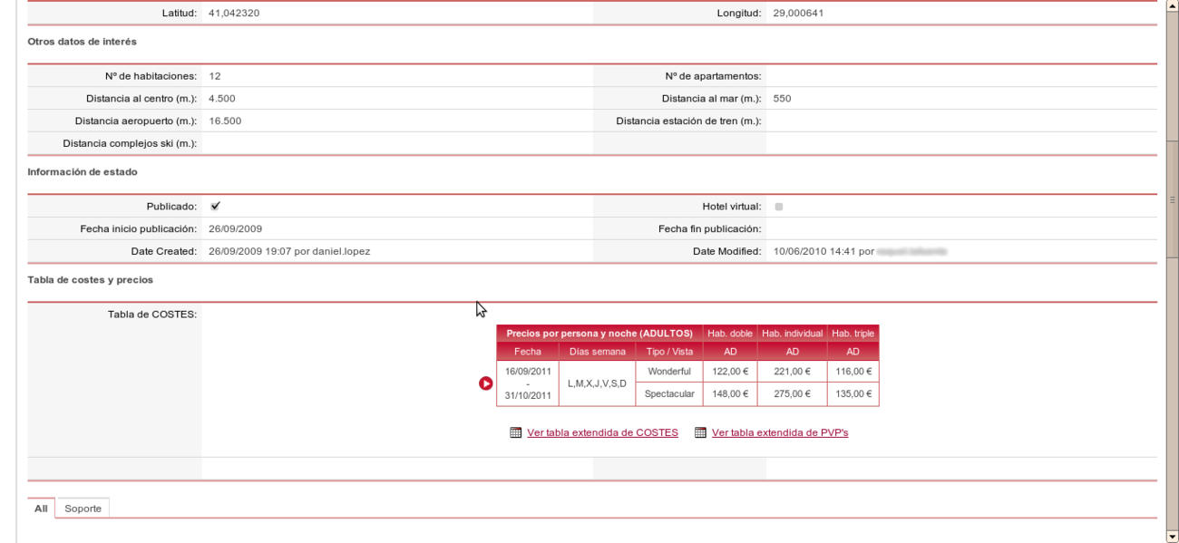 Hotel pricing and availability