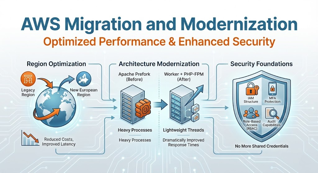 Apache PHP-FPM worker optimization architecture