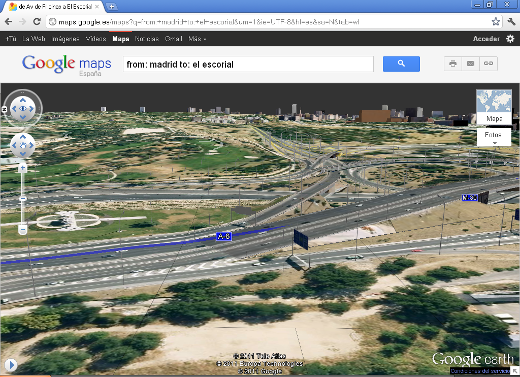 Nueva vista aérea 3D en Google Maps