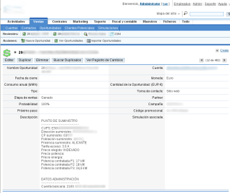 Custom modification of Opportunities SugarCRM native module